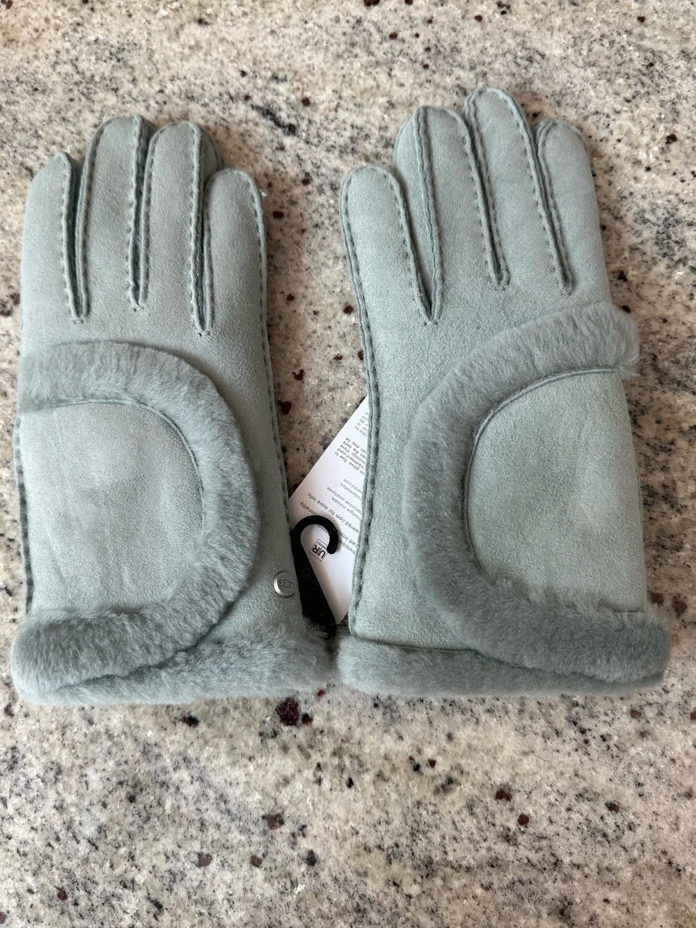Genuine Shearling Exposed Curve Seam Gloves from UGG